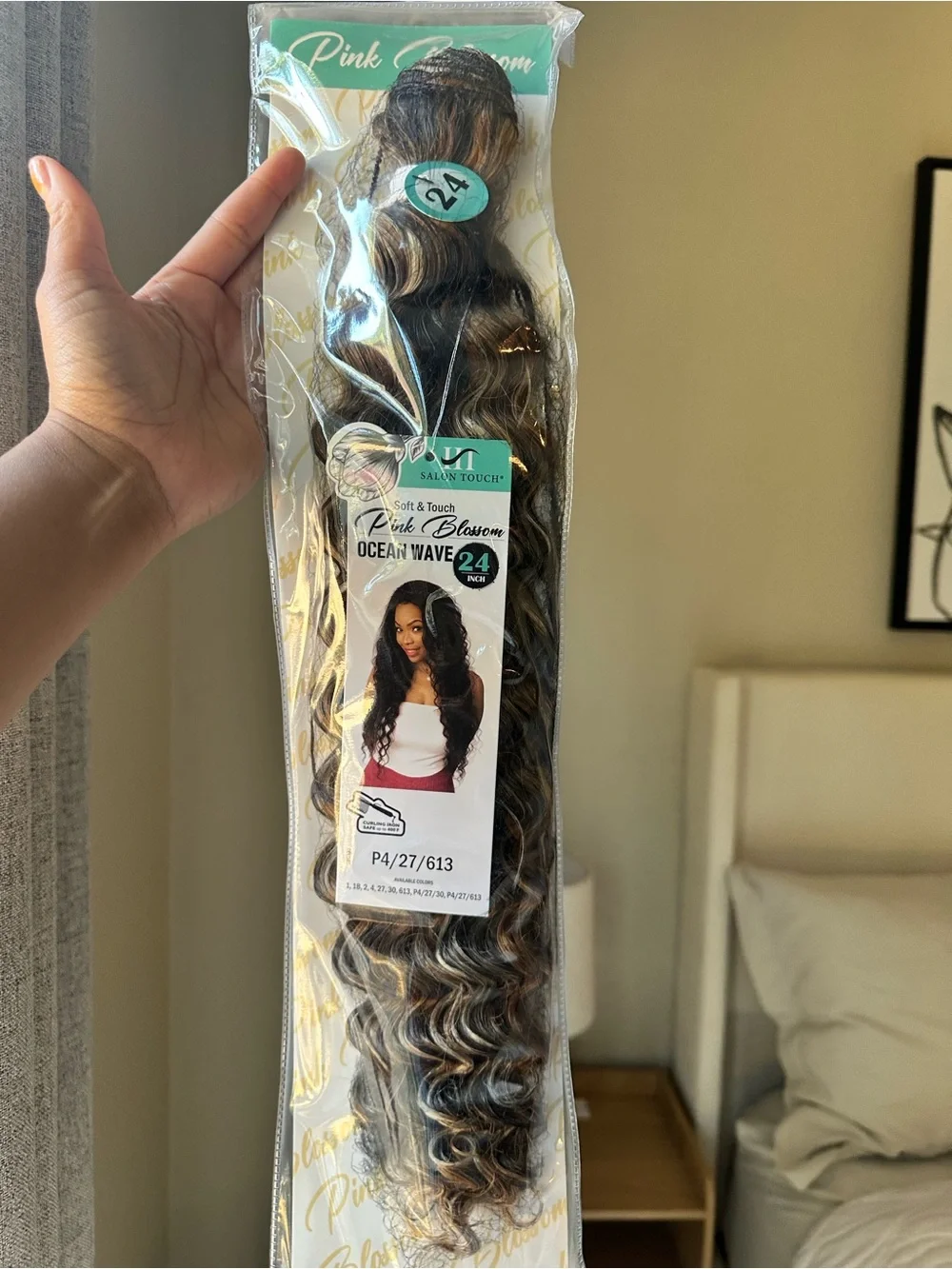 Salon Touch Pink Blossom Ocean Wave 24in Hair Bundles